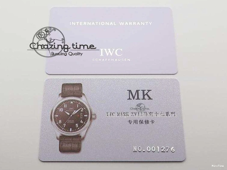 MIROTIME 0416 Mark XVII 1:1 MK Maker Best Edition SS Black Dial On Black Leather Strap A Sporty 7372